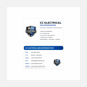 Diseño de Logo por amiofice 2 para Air Conditioning Contractors WA | Diseño: #37049509