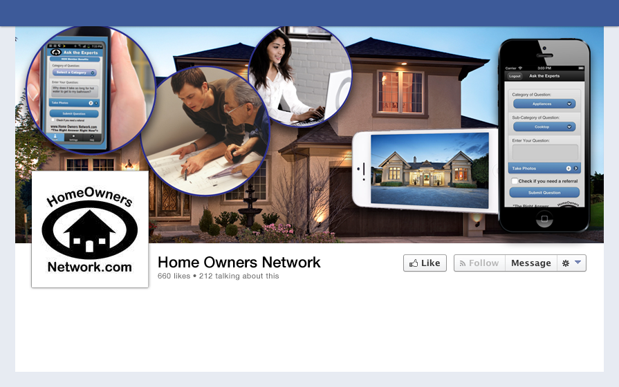 Facebook Design by ProGravix for Home Owners Network | Design #3117081