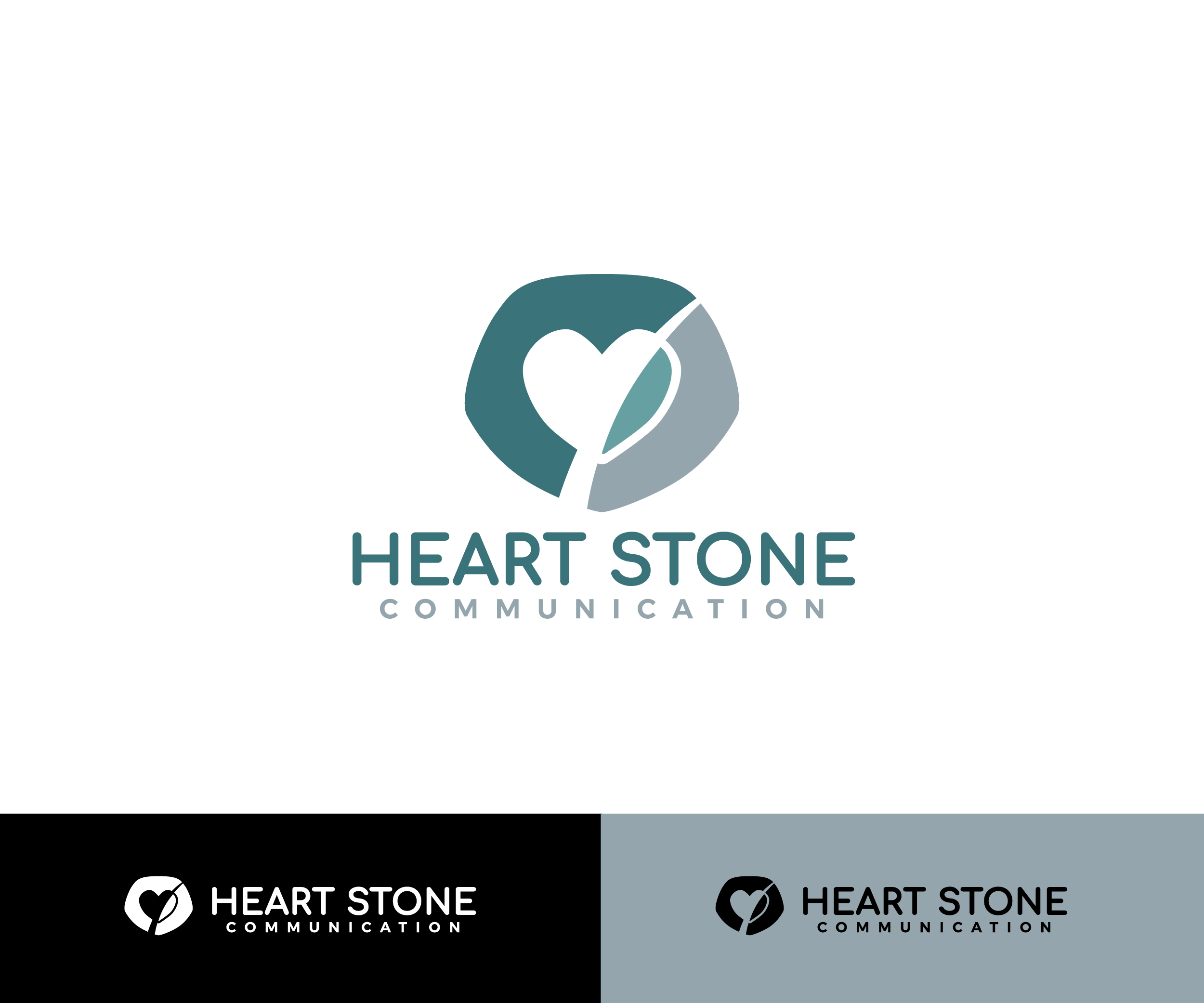 Logo Design by James J. for Heart Stone Communication | Design #37054829