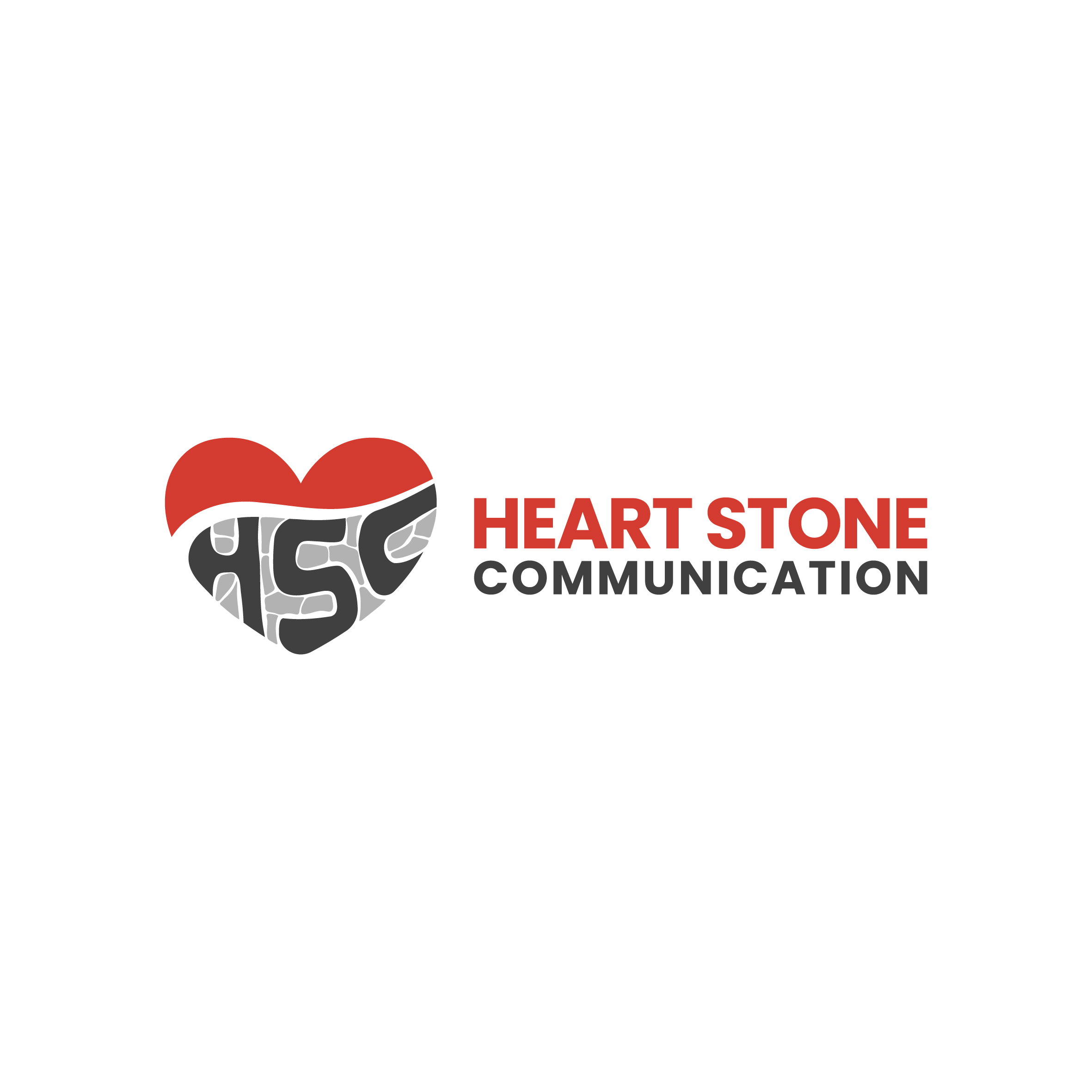 Diseño de Logo por Aljune Castro Designs para Heart Stone Communication | Diseño #37050777