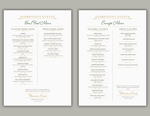Menu Design by Custom A