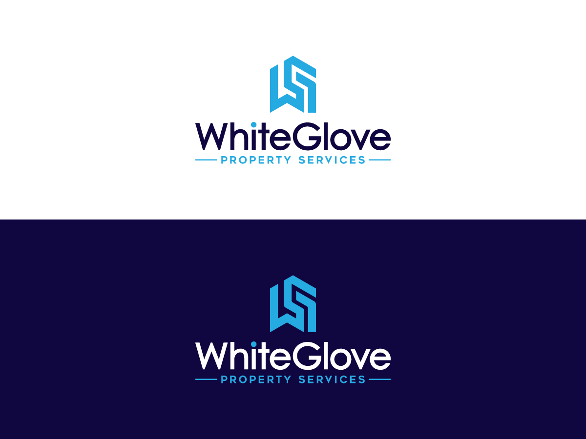 Logo Design by 439 Creations for White Glove Property Services | Design #37054199