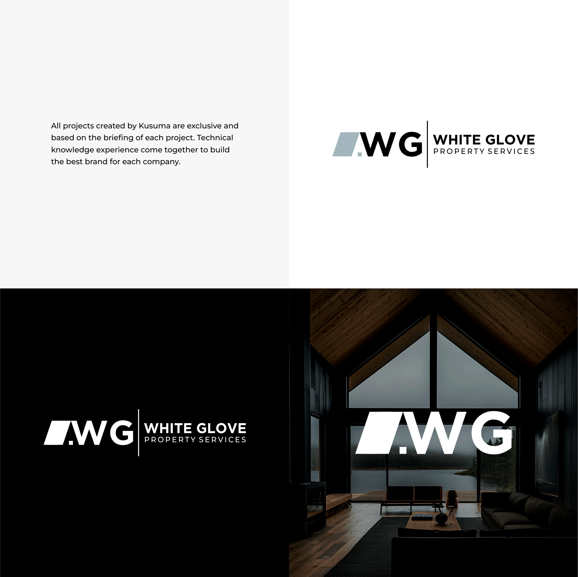 Logo Design by Kusuma Studio for White Glove Property Services | Design #37058978