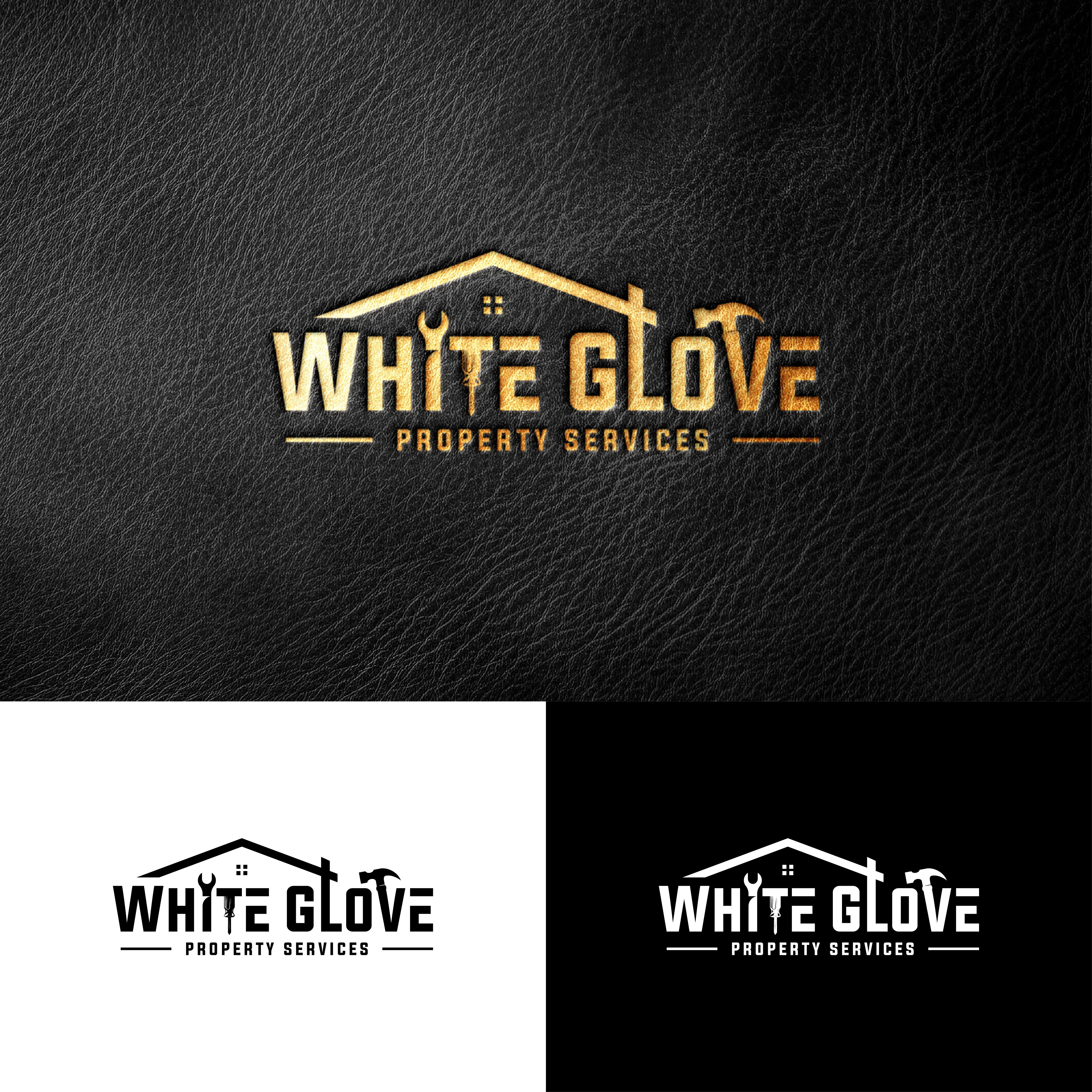 Logo Design by ADBronze for White Glove Property Services | Design #37054799