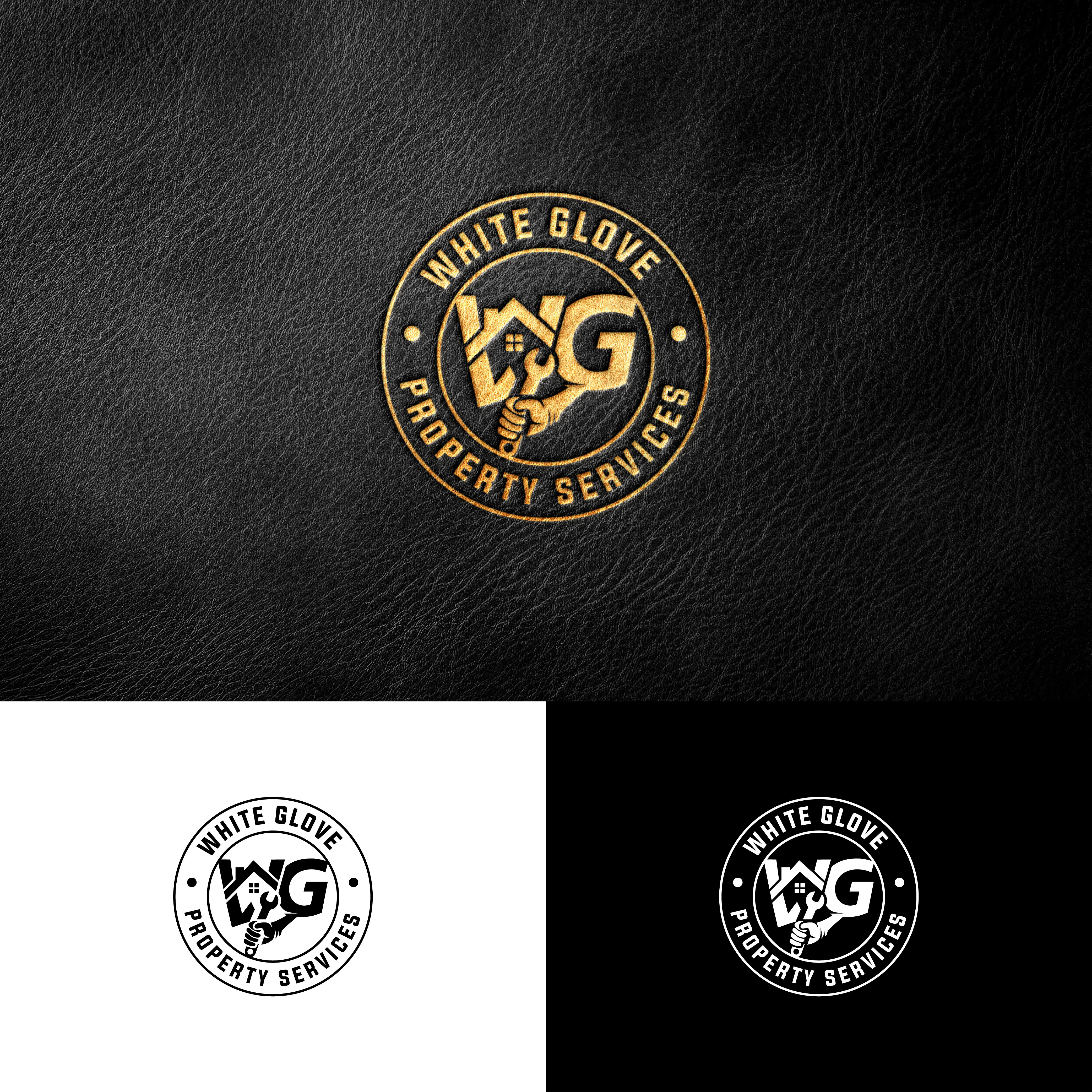 Logo Design by ADBronze for White Glove Property Services | Design #37054800