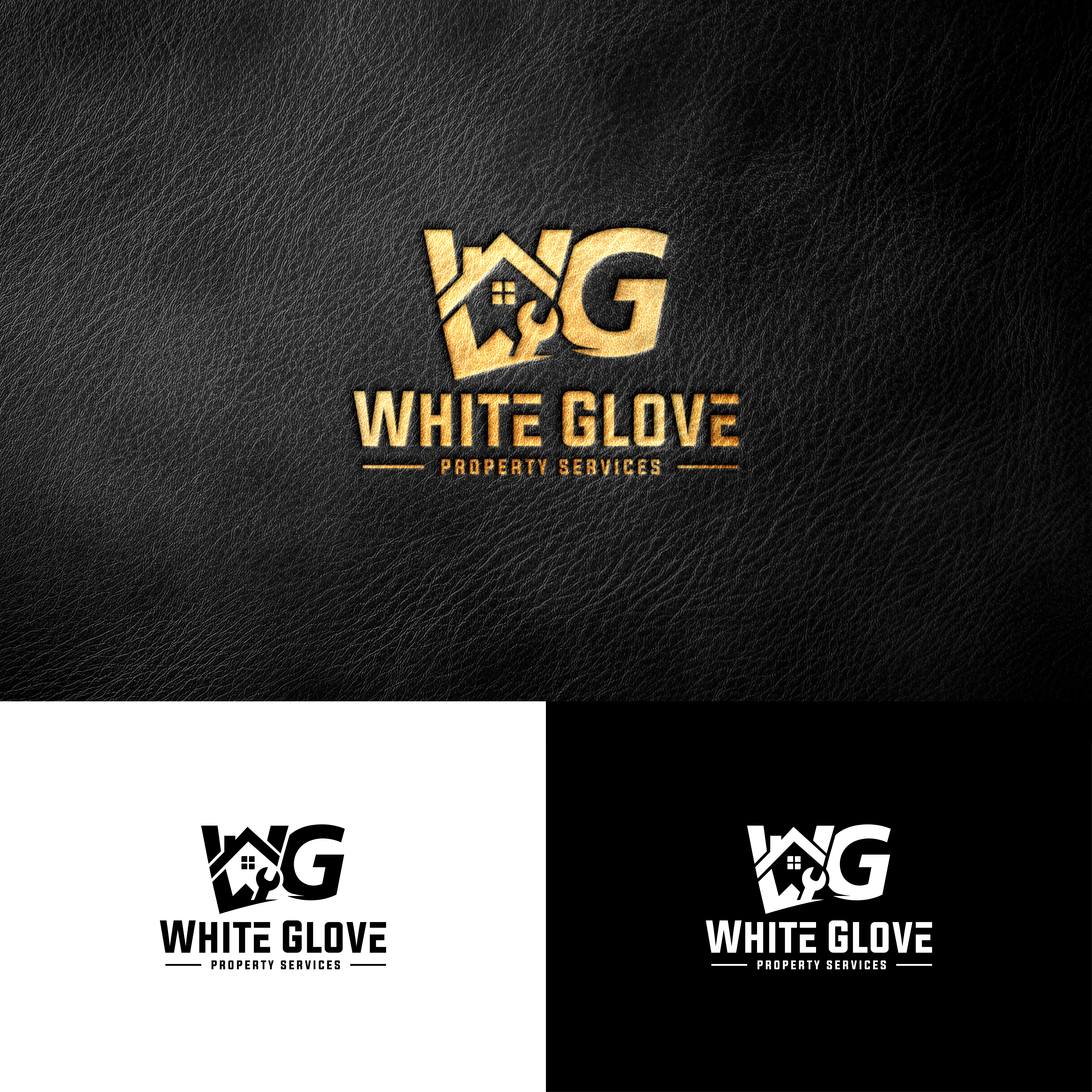 Logo Design by ADBronze for White Glove Property Services | Design #37054801