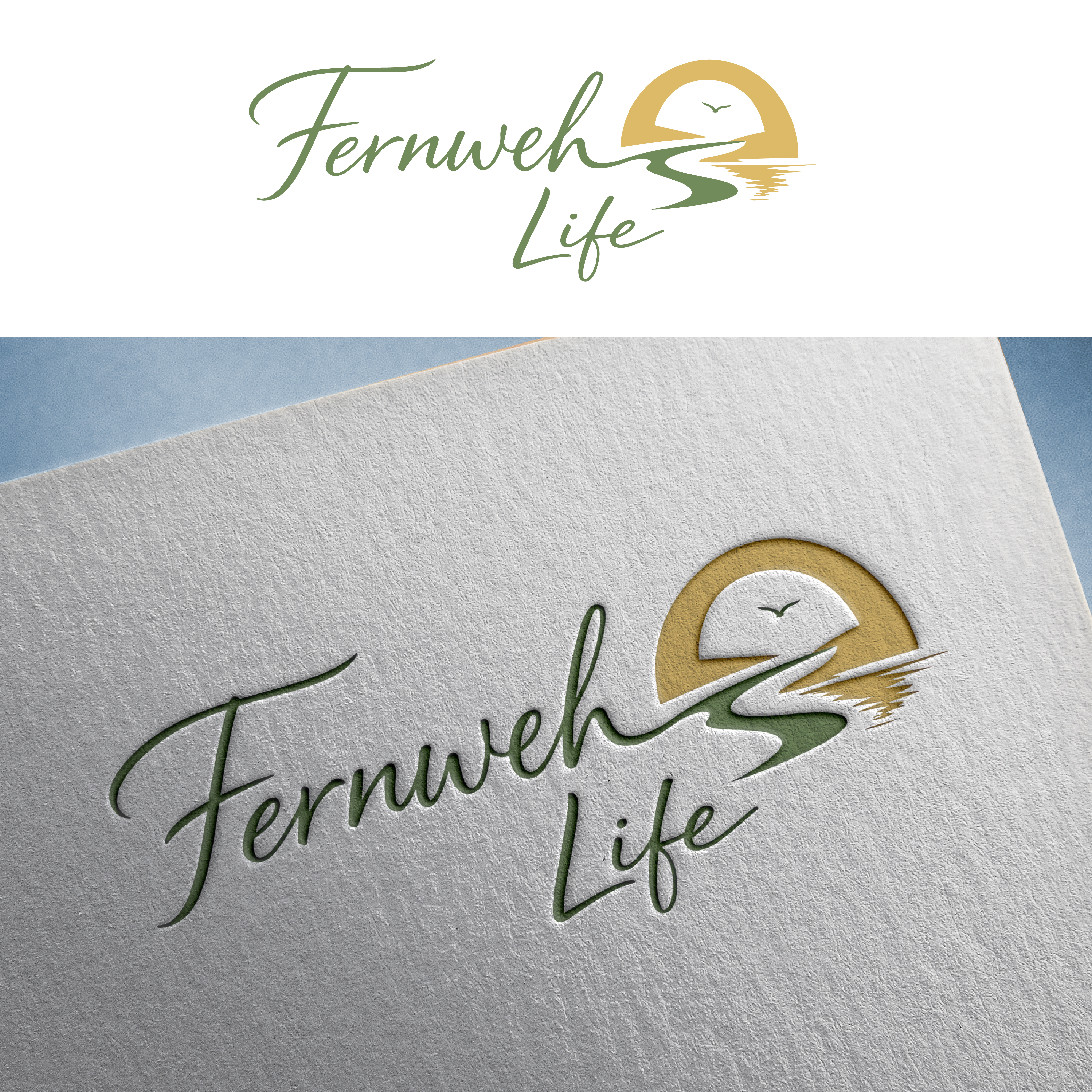 Logo Design by Shariqology for Fernweh Life | Design #37059025
