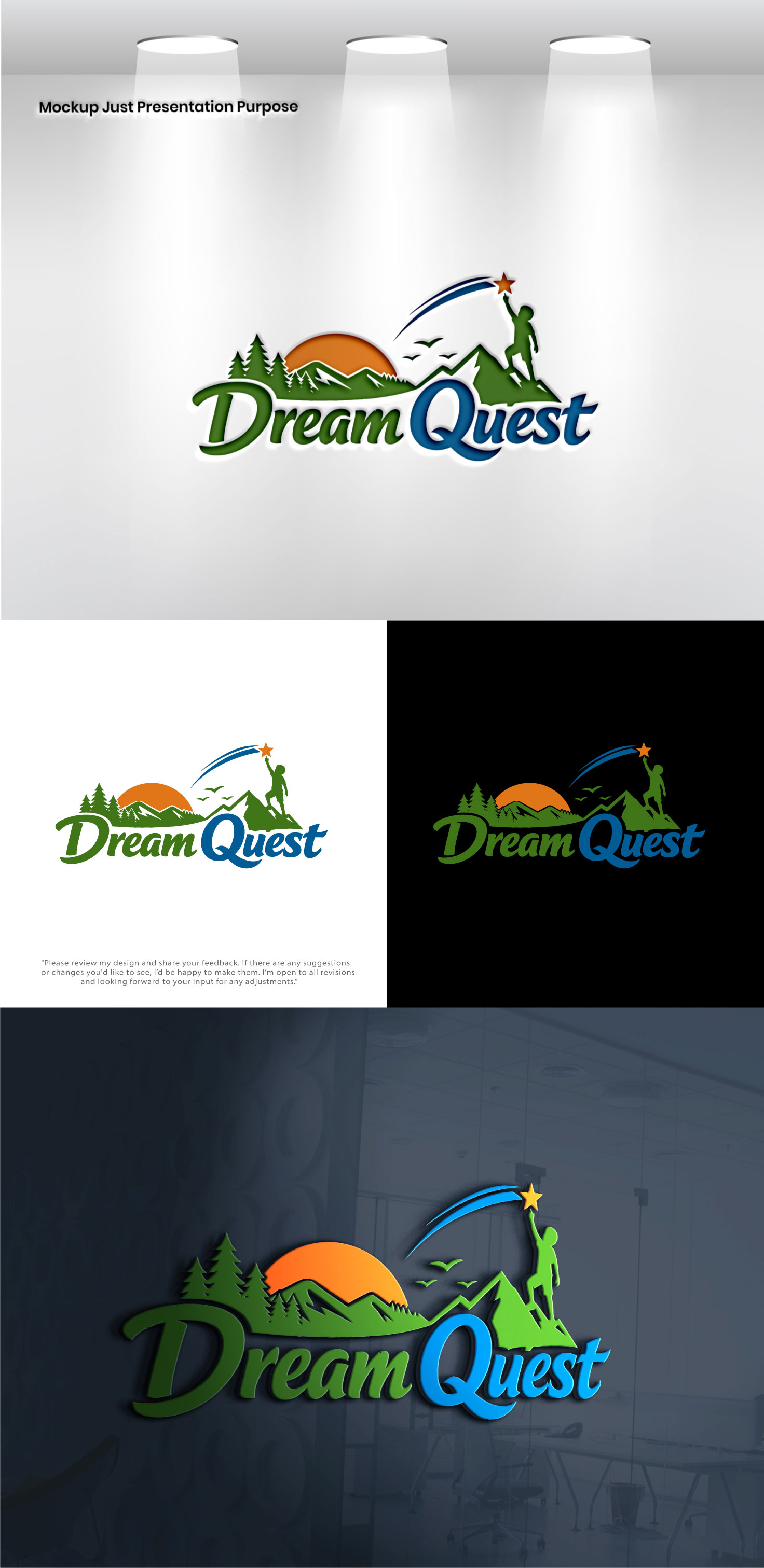 Logo Design by Pixel Foundry for Dream Quest | Design #37065715