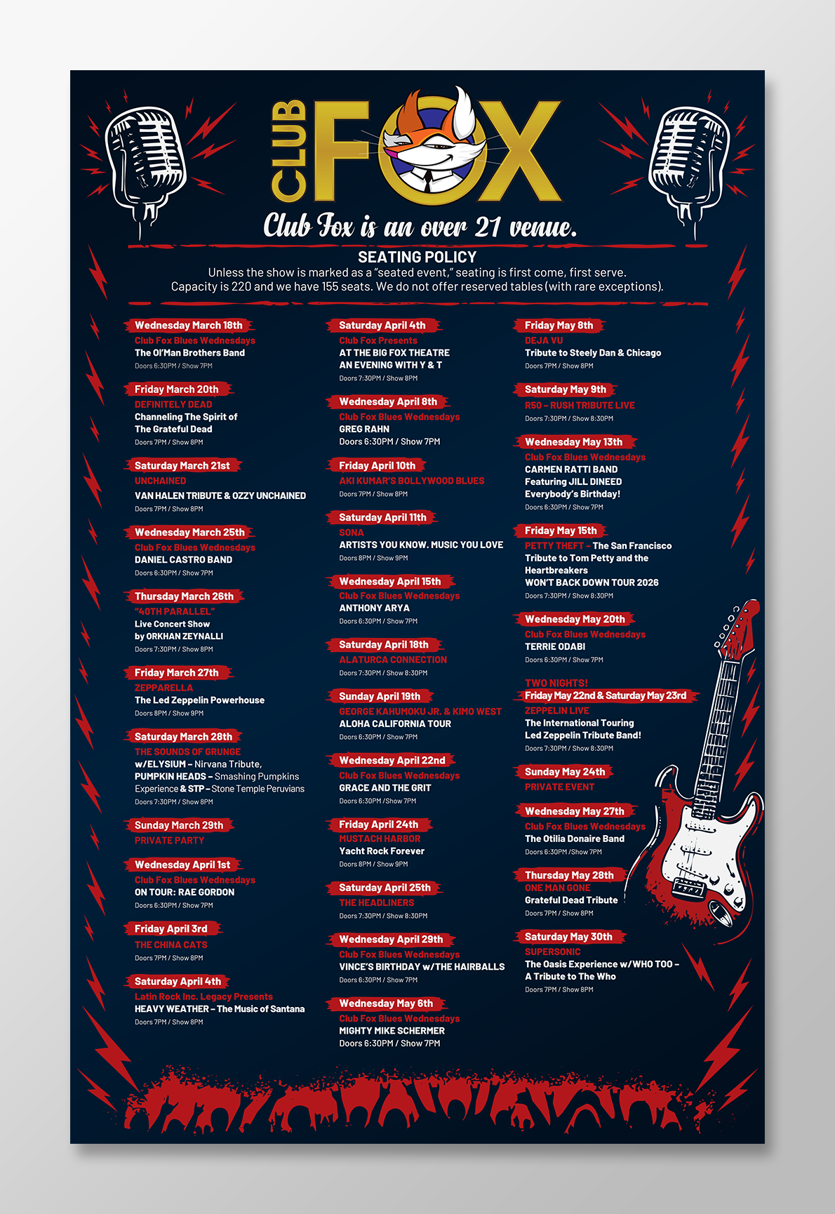 Flyer Design by NancyTan for Fox Dreams Presents INC | Design #37061389