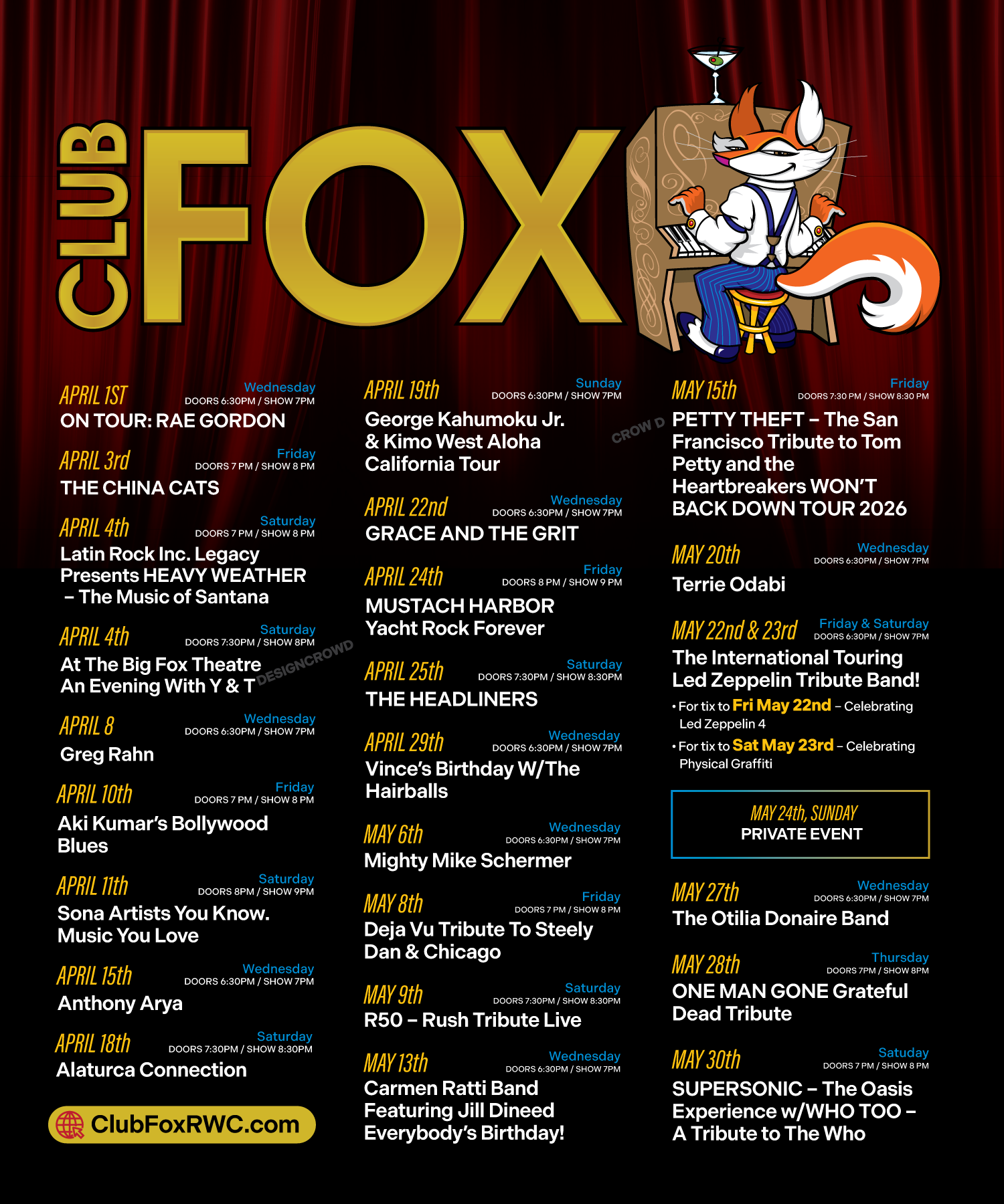 Diseño de Flyer por JK18 para Fox Dreams Presents INC | Diseño #37058559