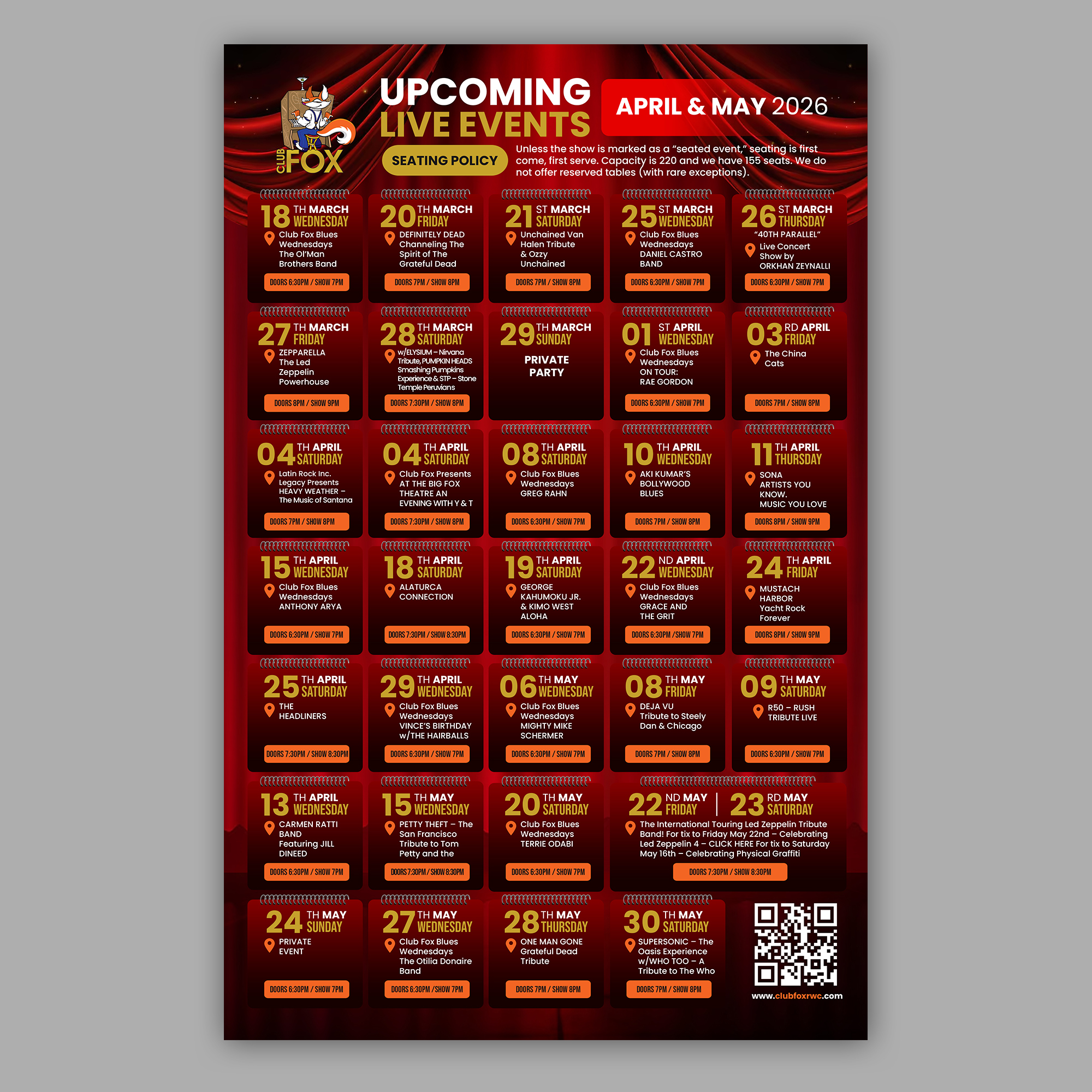 Diseño de Flyer por debdesign para Fox Dreams Presents INC | Diseño #37059512