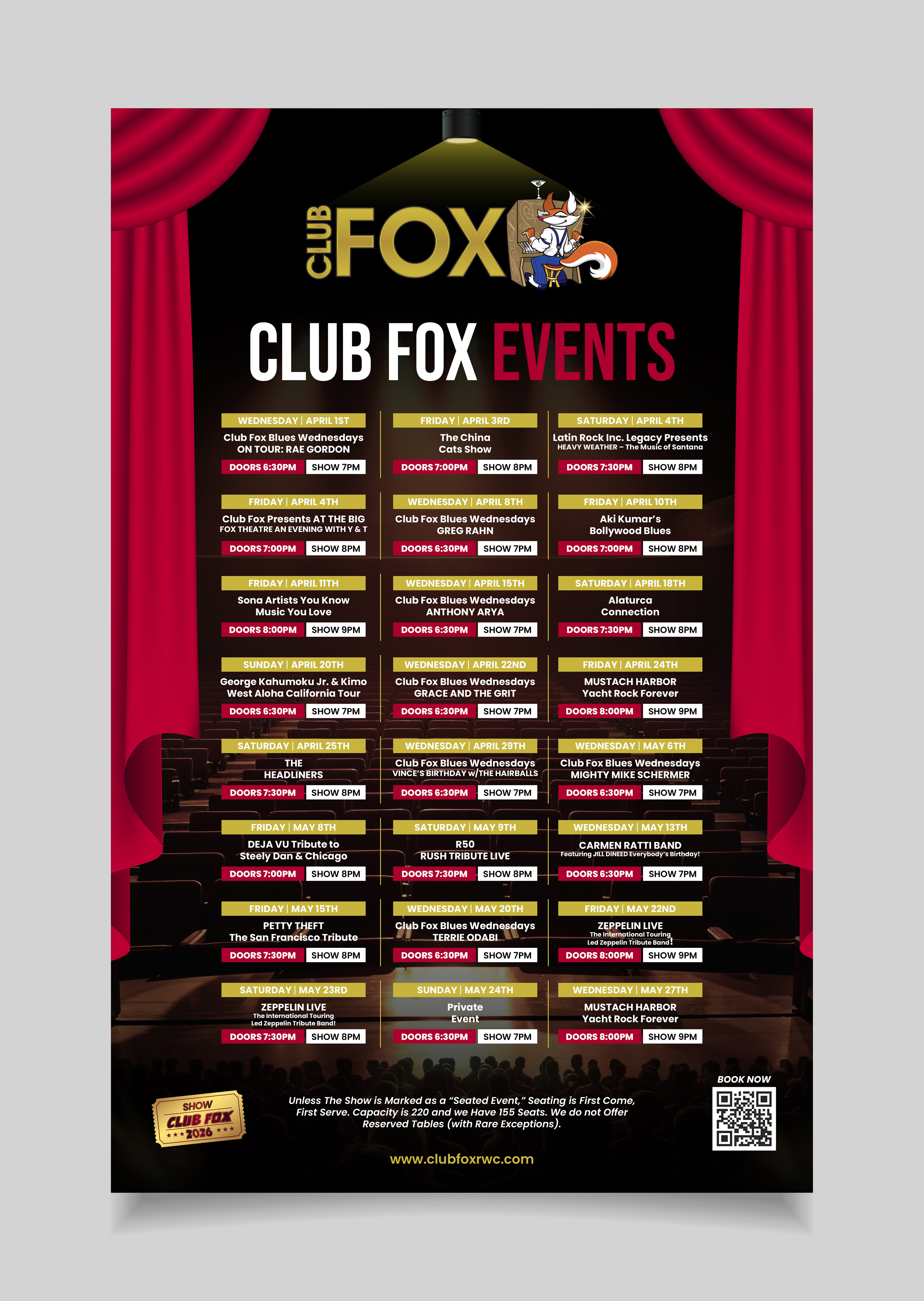 Diseño de Flyer por 3Guys para Fox Dreams Presents INC | Diseño #37060949