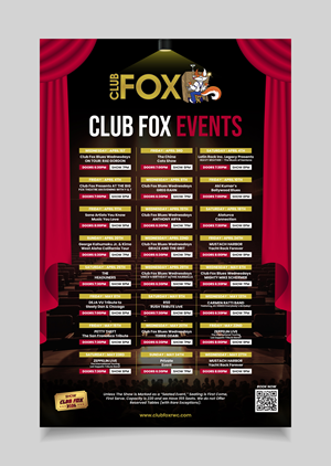 Flyer Design by 3Guys for Fox Dreams Presents INC | Design: #37060949