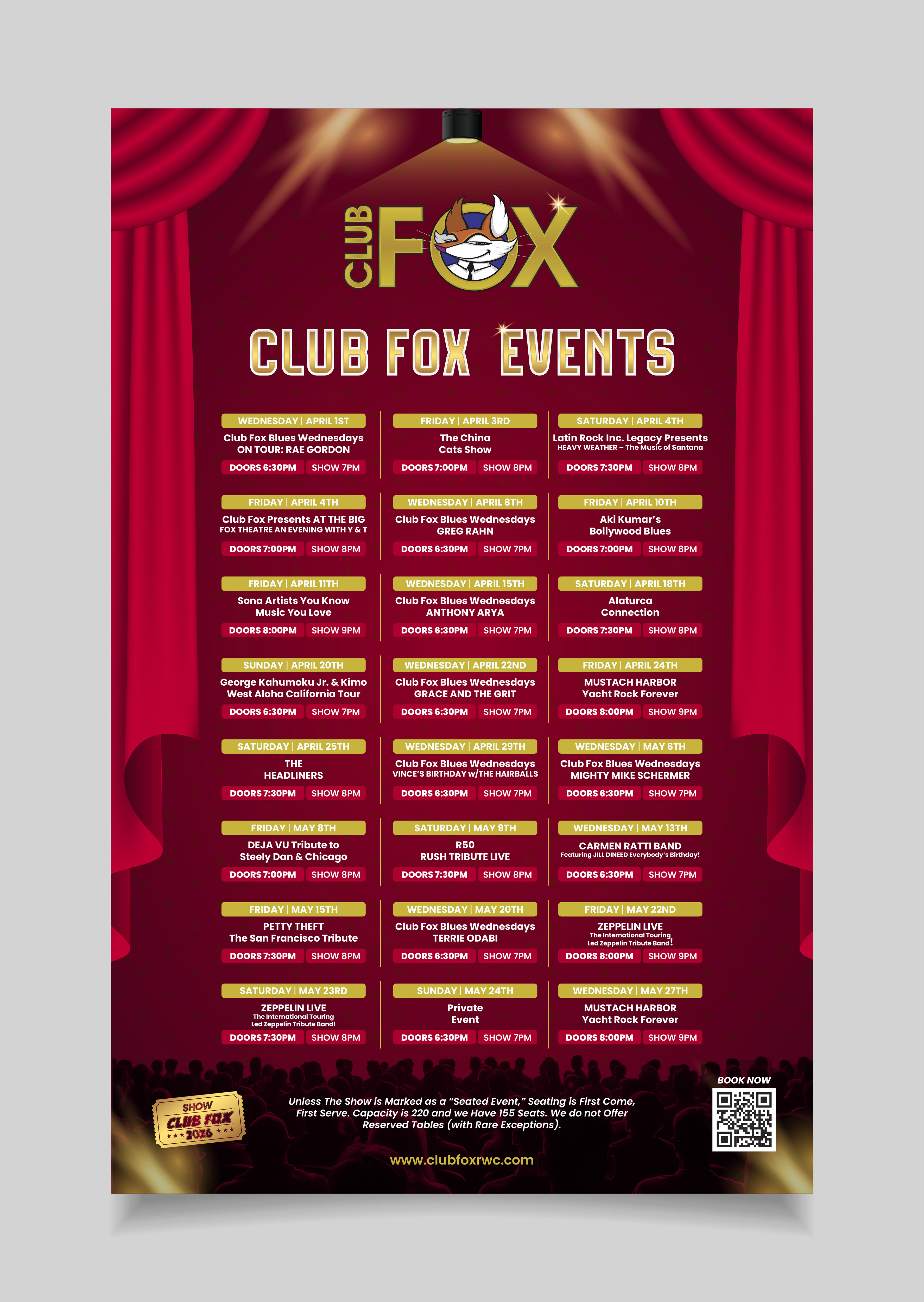 Diseño de Flyer por 3Guys para Fox Dreams Presents INC | Diseño #37060950