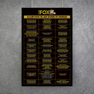 Flyer Design by GraphicsGuru for Fox Dreams Presents INC | Design: #37061386