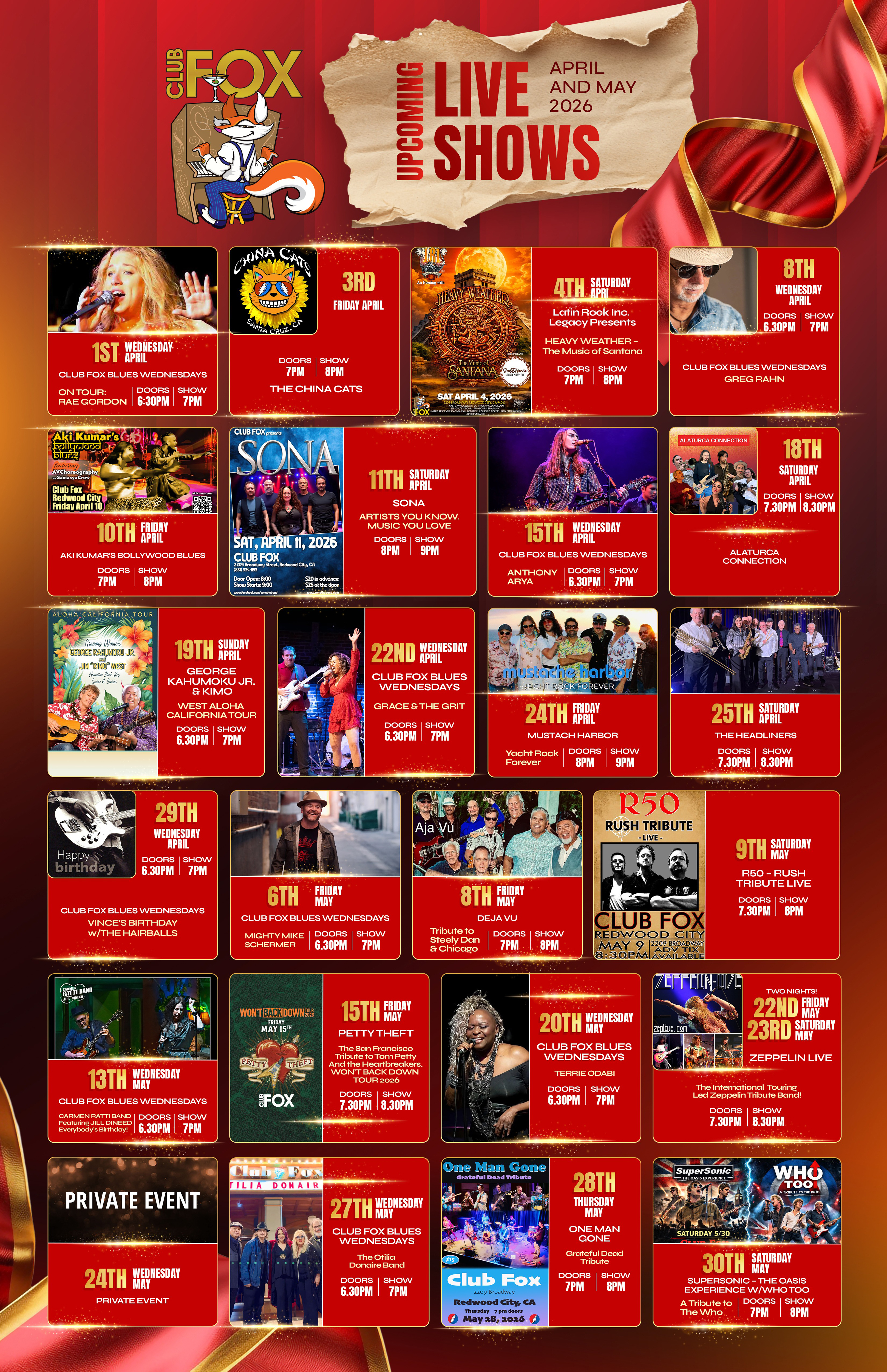 Diseño de Flyer por Graphic Guy para Fox Dreams Presents INC | Diseño #37059969