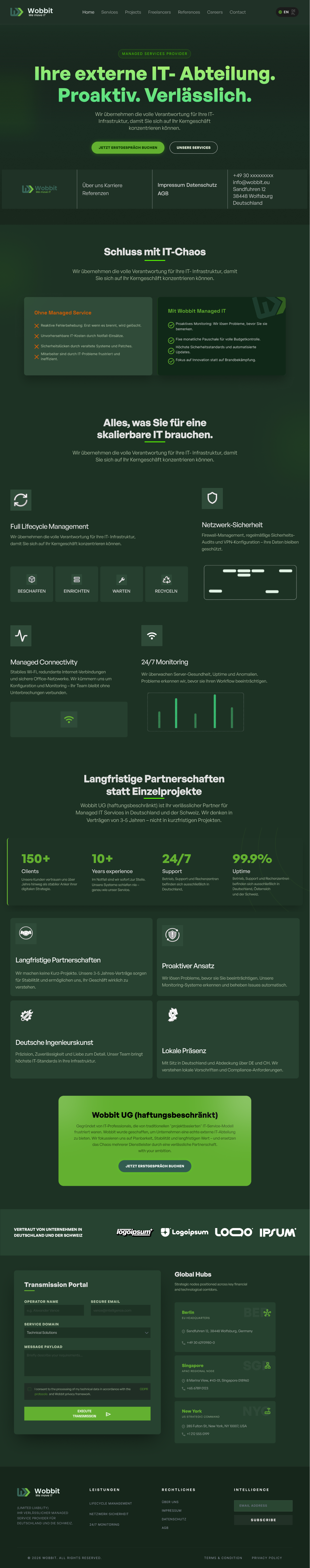 Wordpress Design by Velaris Co. for Wobbit UG (haftungsbeschränkt) | Design #37076834