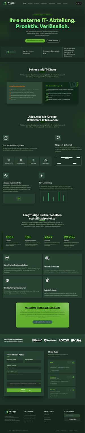 Diseño Wordpress por Velaris Co. para Wobbit UG (haftungsbeschränkt) | Diseño: #37076834