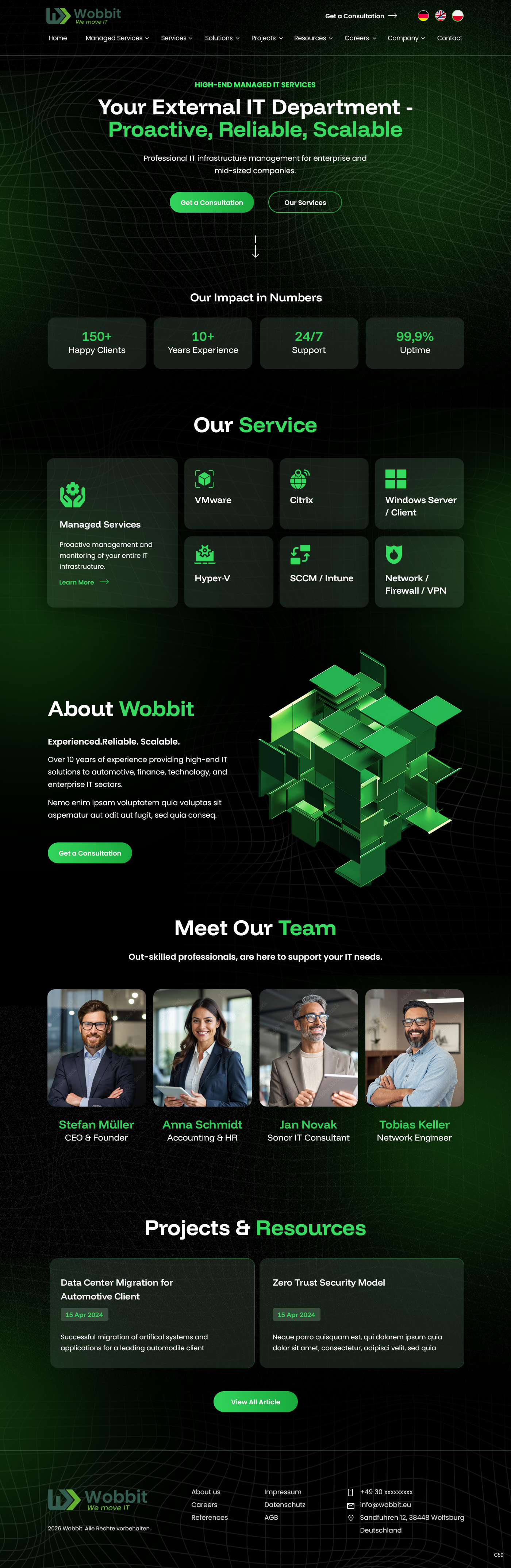 Wordpress Design by pb for Wobbit UG (haftungsbeschränkt) | Design #37065190