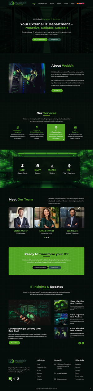 Diseño Wordpress por pb para Wobbit UG (haftungsbeschränkt) | Diseño: #37065195