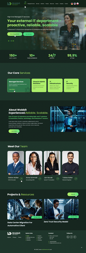 Design Wordpress par pb pour Wobbit UG (haftungsbeschränkt) | Design : #37071143