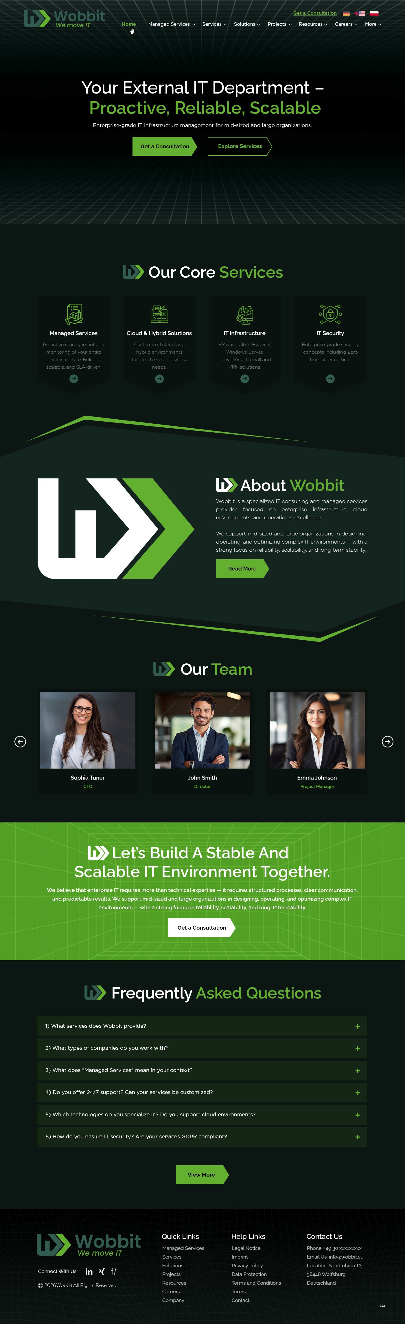 Wordpress Design by pb for Wobbit UG (haftungsbeschränkt) | Design #37071148