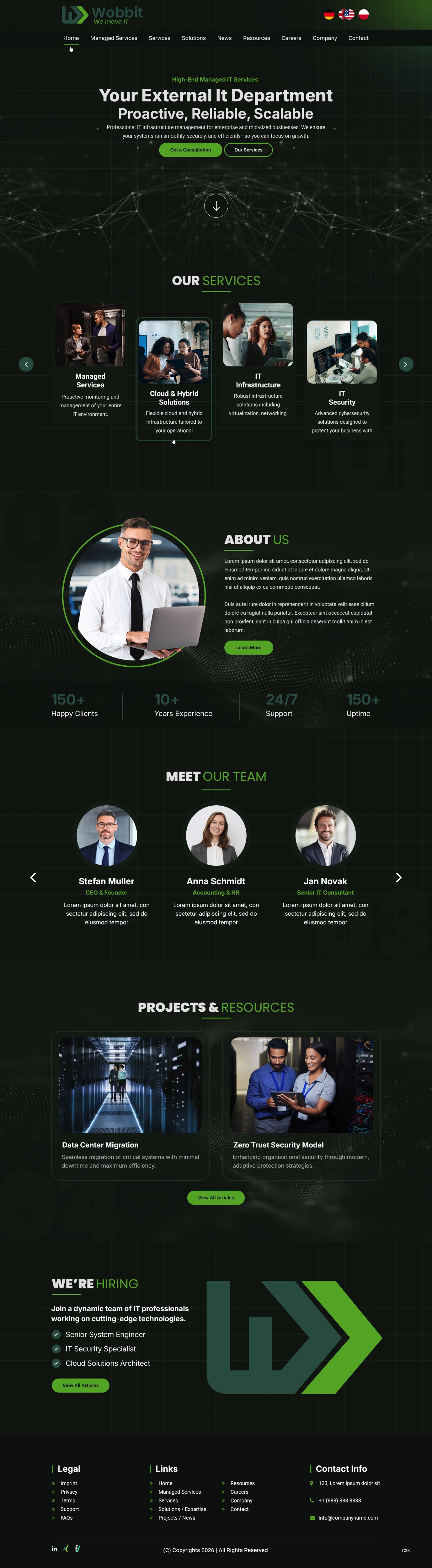 Wordpress Design by pb for Wobbit UG (haftungsbeschränkt) | Design #37071149