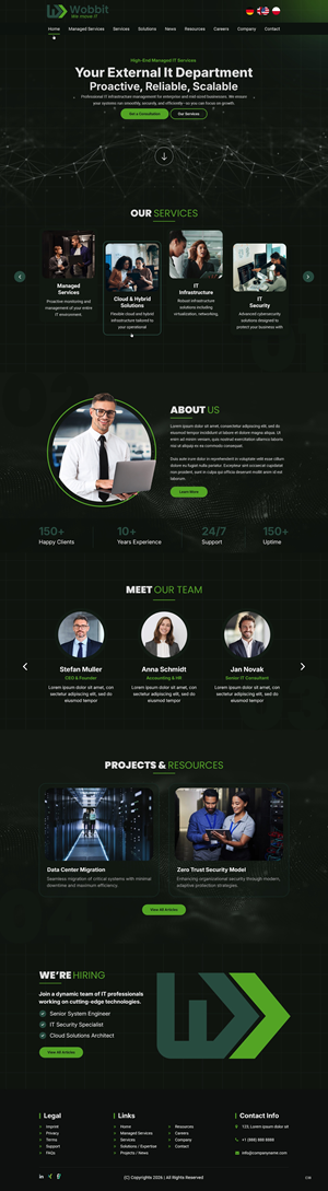 Diseño Wordpress por pb para Wobbit UG (haftungsbeschränkt) | Diseño: #37071149