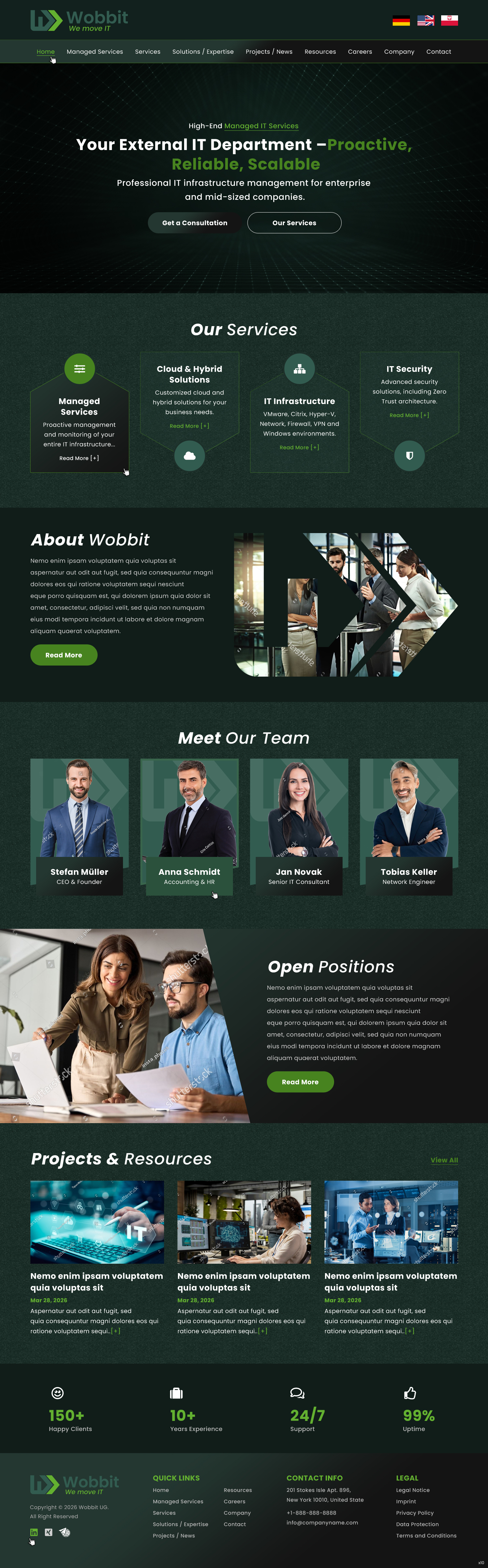 Wordpress Design by pb for Wobbit UG (haftungsbeschränkt) | Design #37071150