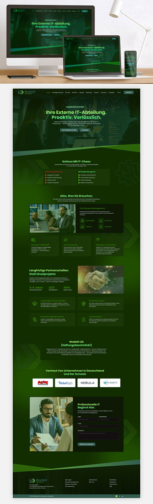 Wordpress Design by Ved Web Services for Wobbit UG (haftungsbeschränkt) | Design #37069252