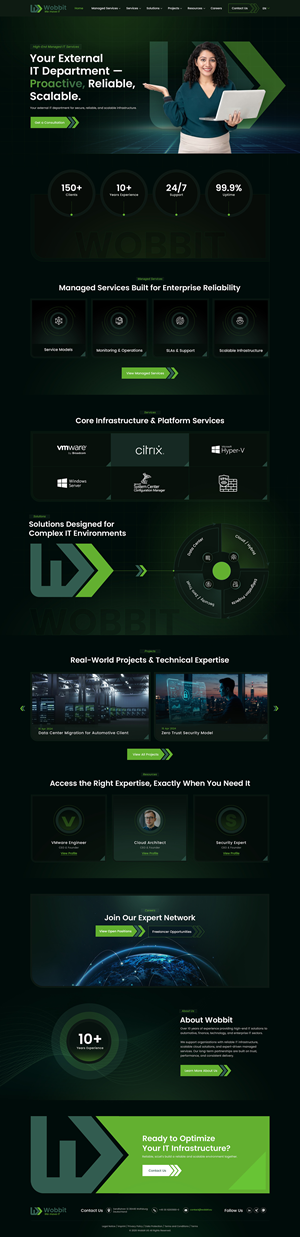 Design Wordpress par creative.bugs pour Wobbit UG (haftungsbeschränkt) | Design : #37073224