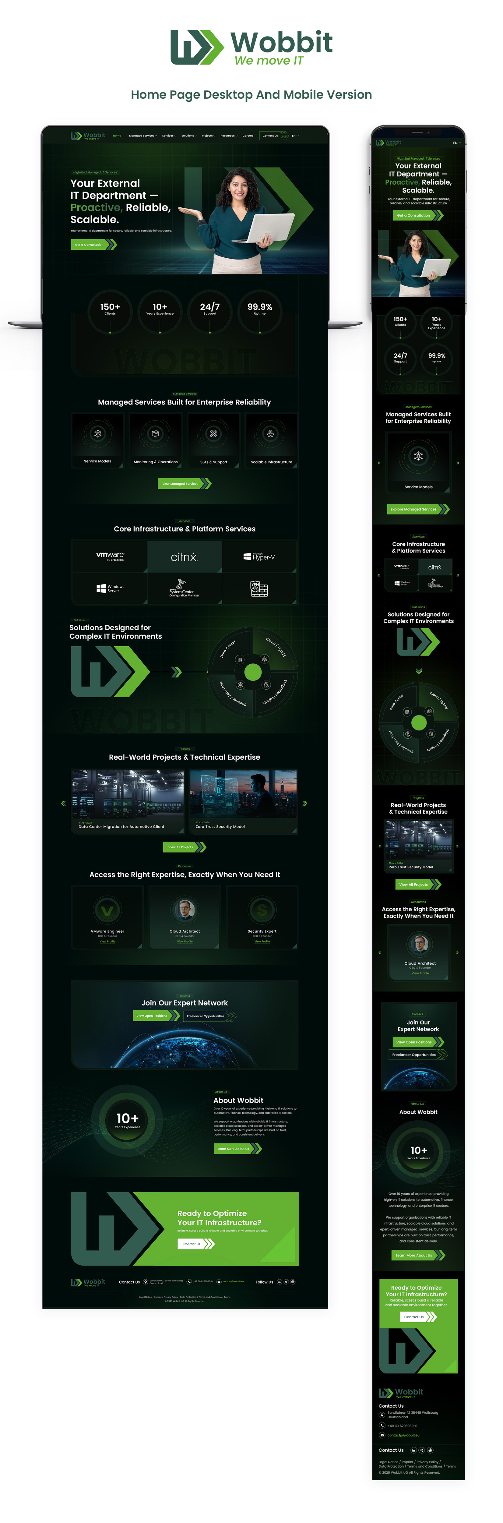 Design Wordpress par creative.bugs pour Wobbit UG (haftungsbeschränkt) | Design #37073225