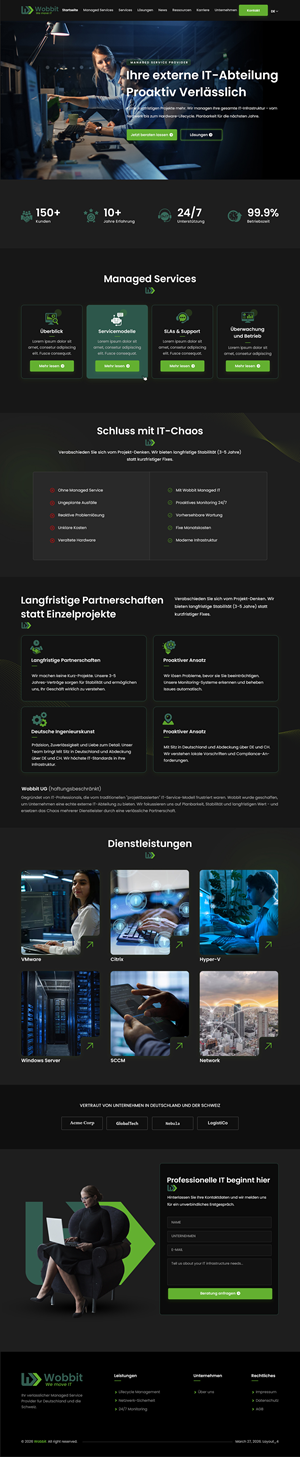 Wordpress Design by sai.designer87 for Wobbit UG (haftungsbeschränkt) | Design #37069461