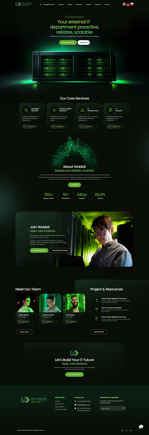 Design Wordpress par NZ Creatives pour Wobbit UG (haftungsbeschränkt) | Design : #37070038