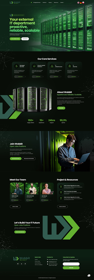 Design Wordpress par NZ Creatives pour Wobbit UG (haftungsbeschränkt) | Design : #37070041