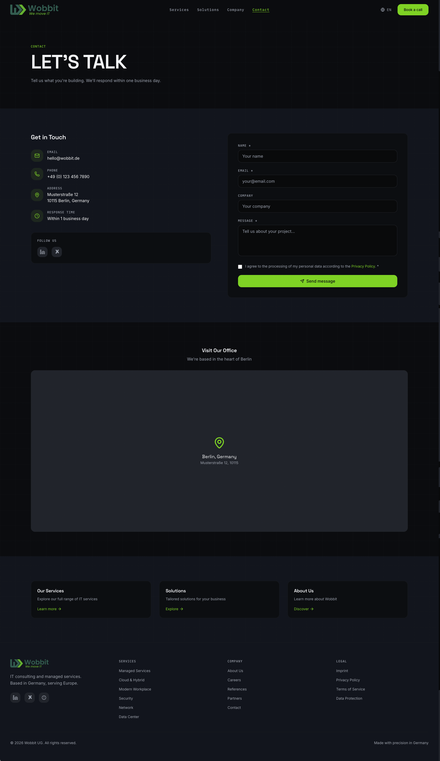 Wordpress Design by Sehriban for Wobbit UG (haftungsbeschränkt) | Design #37083257