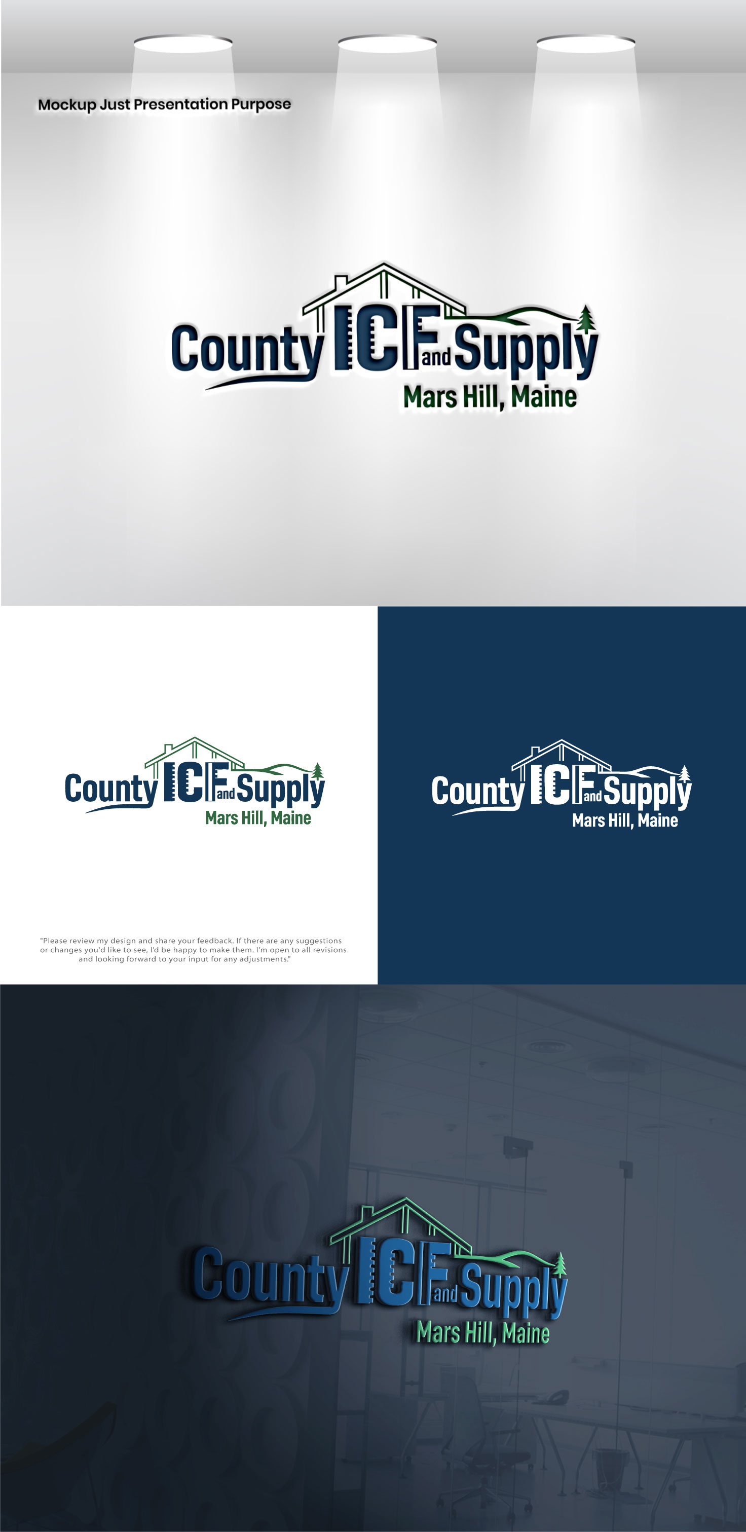 Logo-Design von Pixel Foundry für County ICF and Supply  | Design #37066106