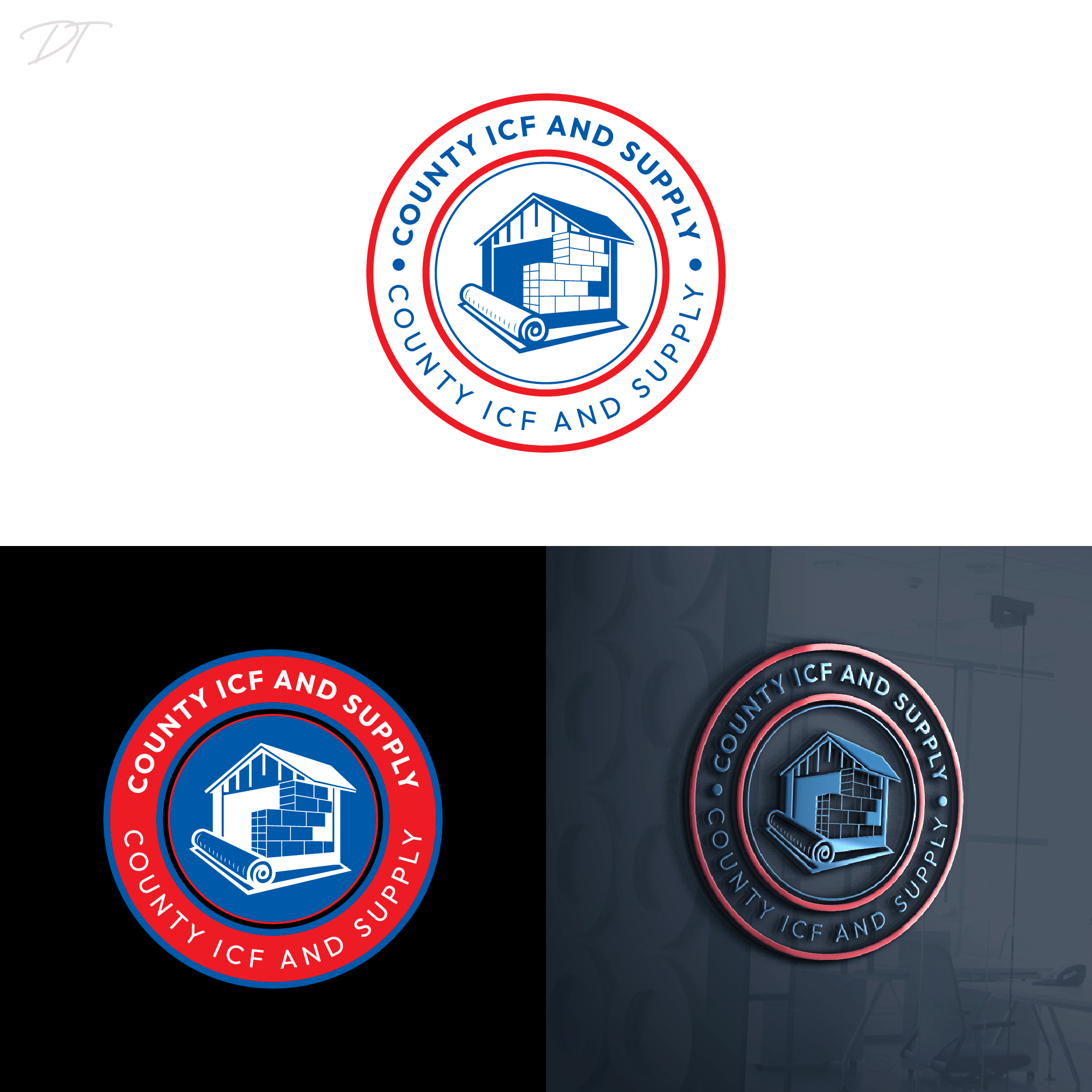 Logo-Design von Talha Ahmad für County ICF and Supply  | Design #37064659