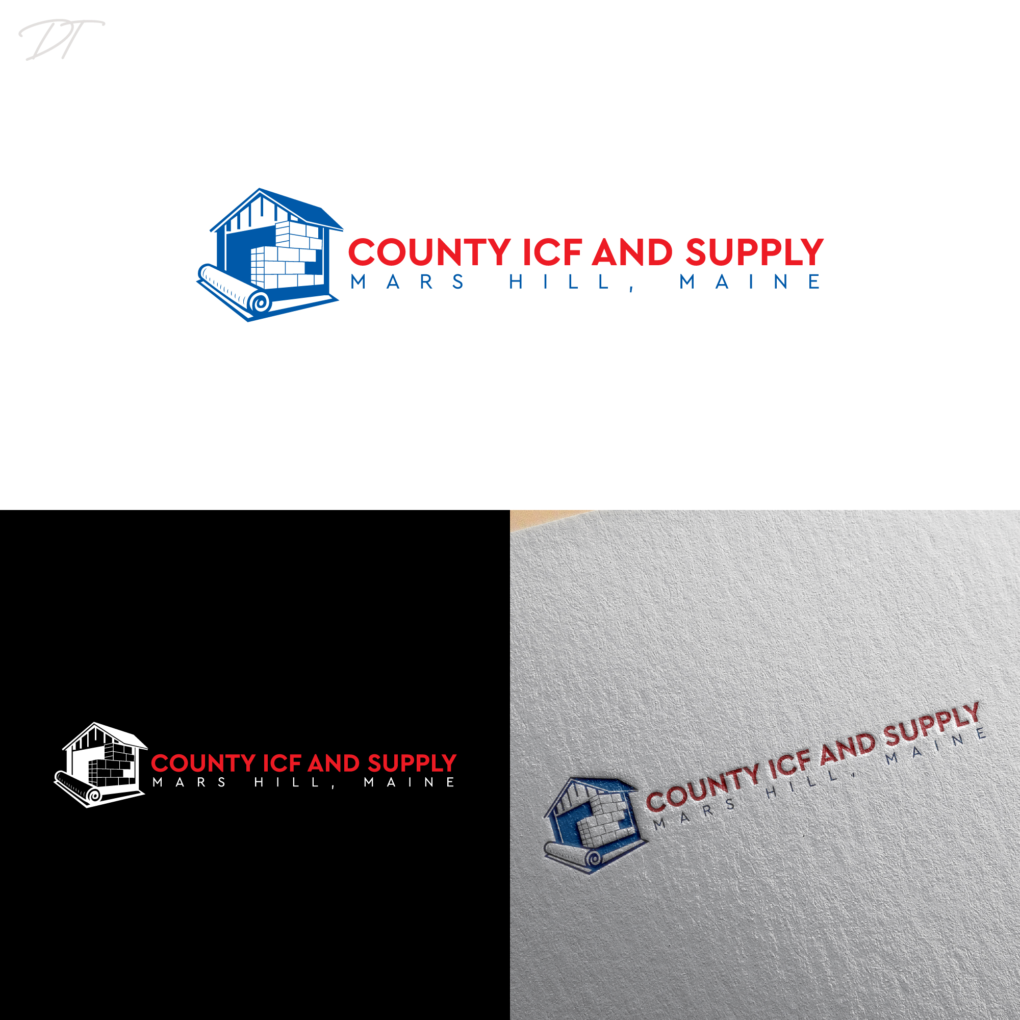 Logo-Design von Talha Ahmad für County ICF and Supply  | Design #37064660
