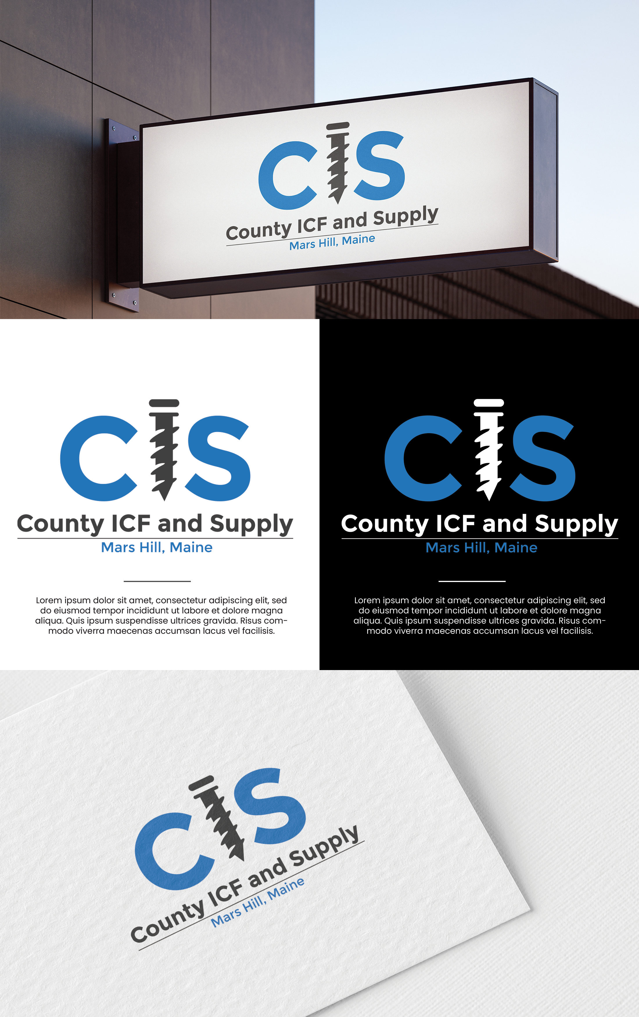 Logo-Design von Innovative Graphix für County ICF and Supply  | Design #37064362