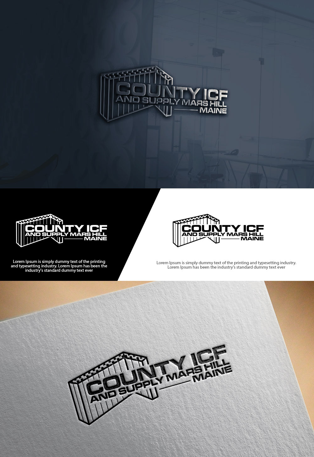 Logo-Design von sulemani  creation für County ICF and Supply  | Design #37065828