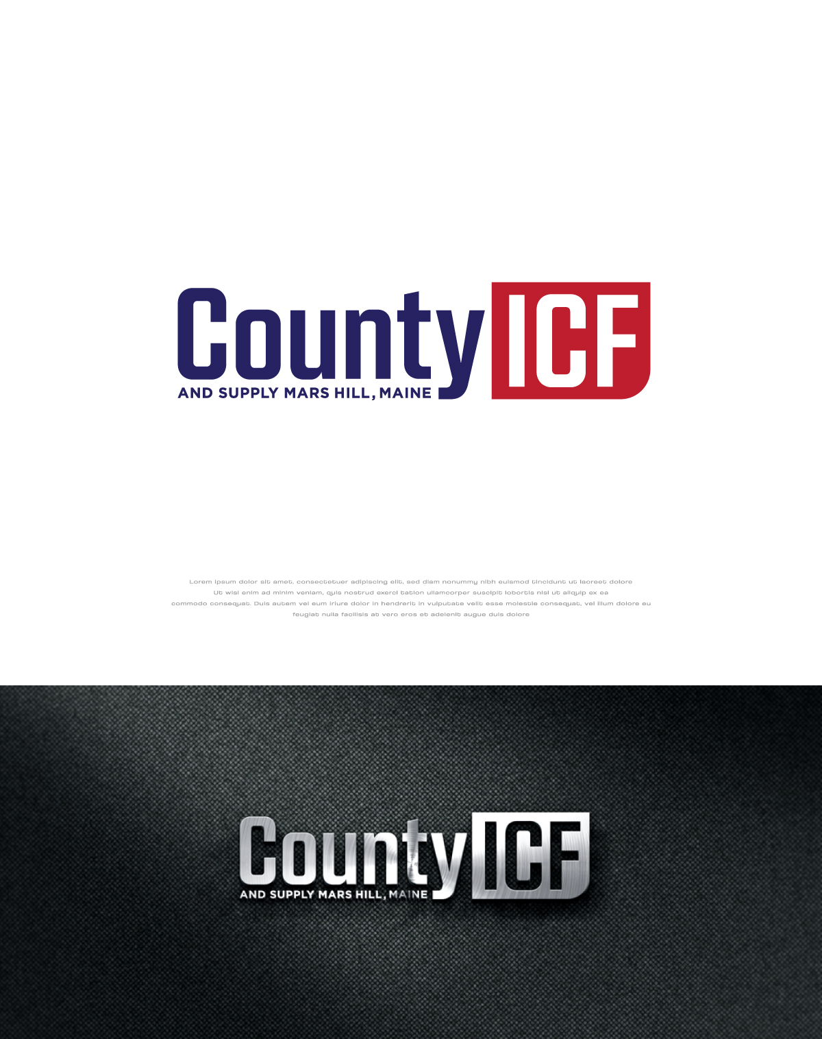 Logo-Design von apik. für County ICF and Supply  | Design #37079447