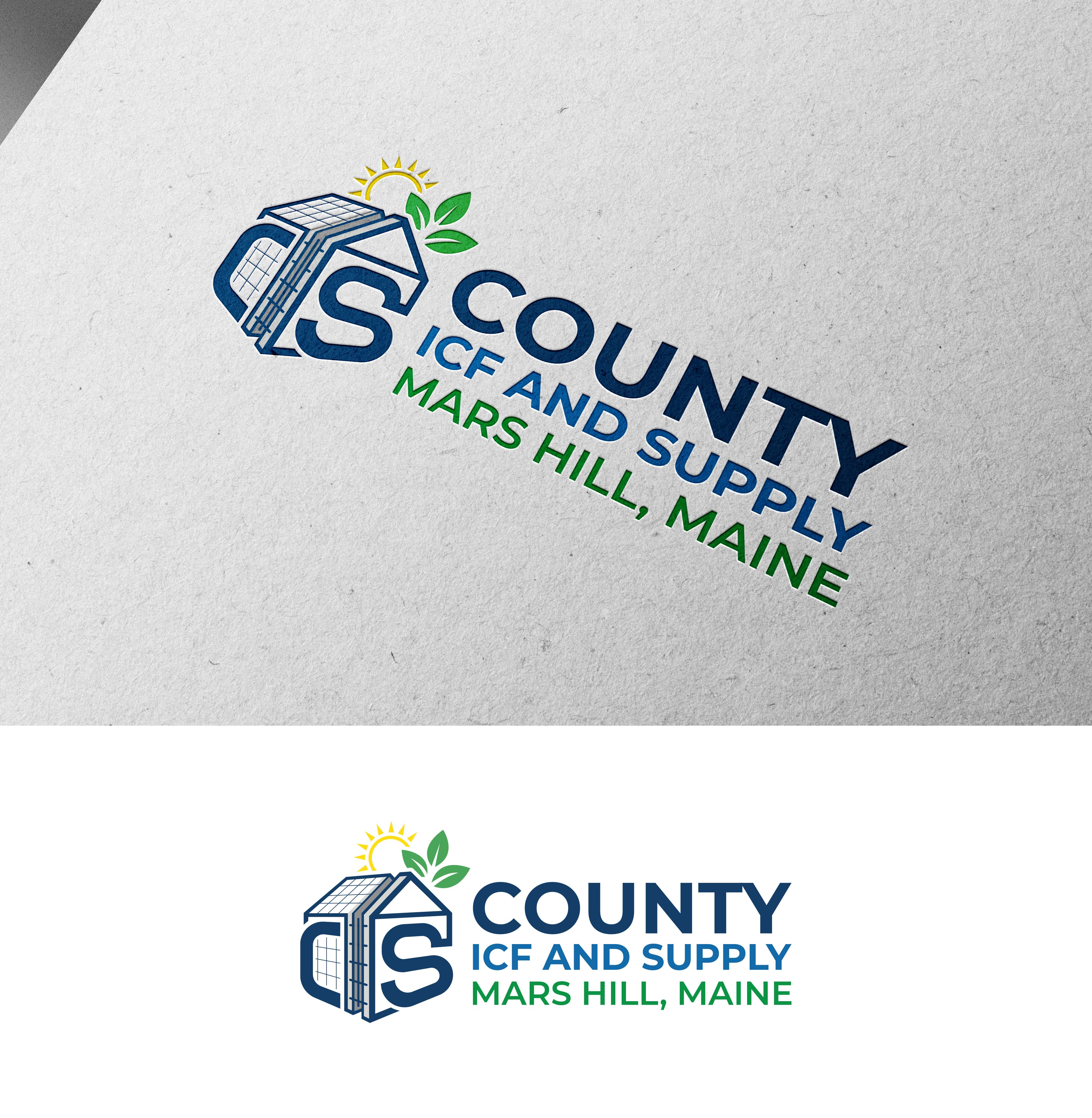 Logo-Design von Designz Zone für County ICF and Supply  | Design #37065301