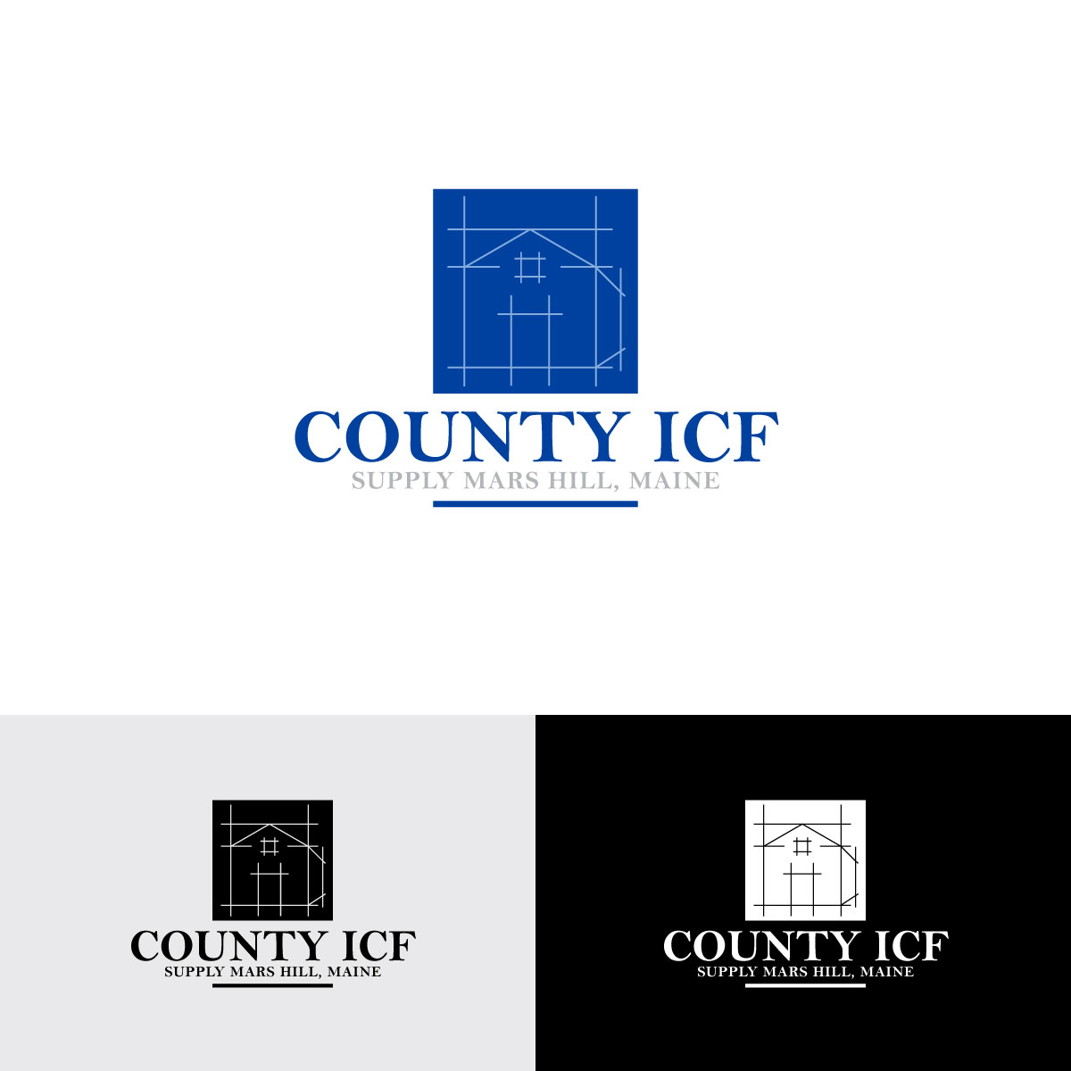 Logo-Design von Alex Henry für County ICF and Supply  | Design #37064281
