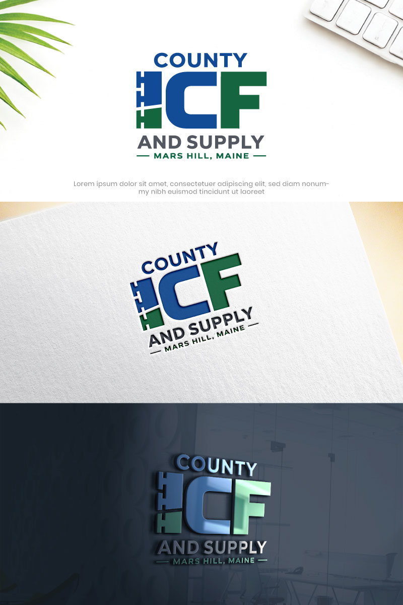 Logo-Design von Hamza  Al-Muttalib für County ICF and Supply  | Design #37065287
