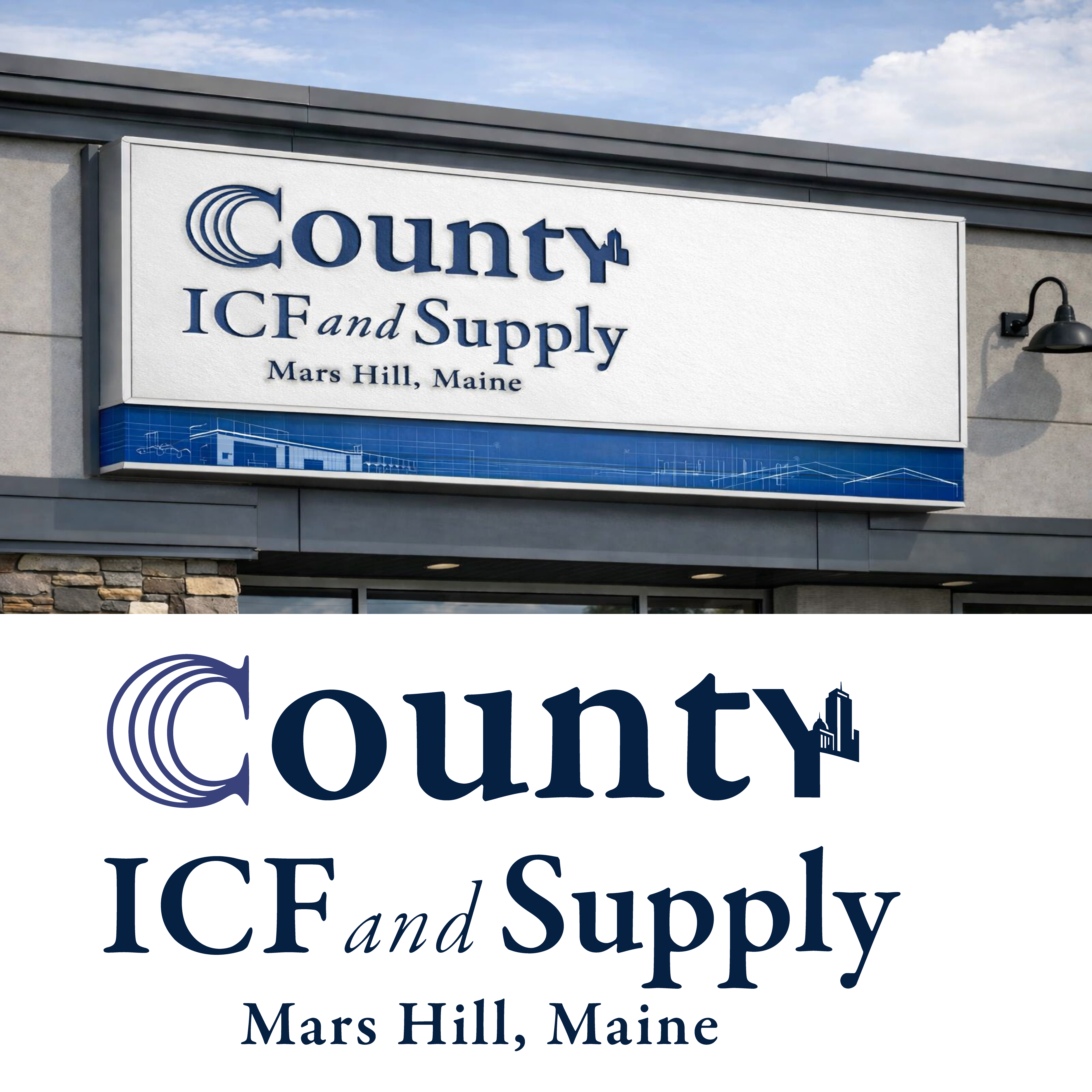 Logo-Design von GraphixApixel für County ICF and Supply  | Design #37070194