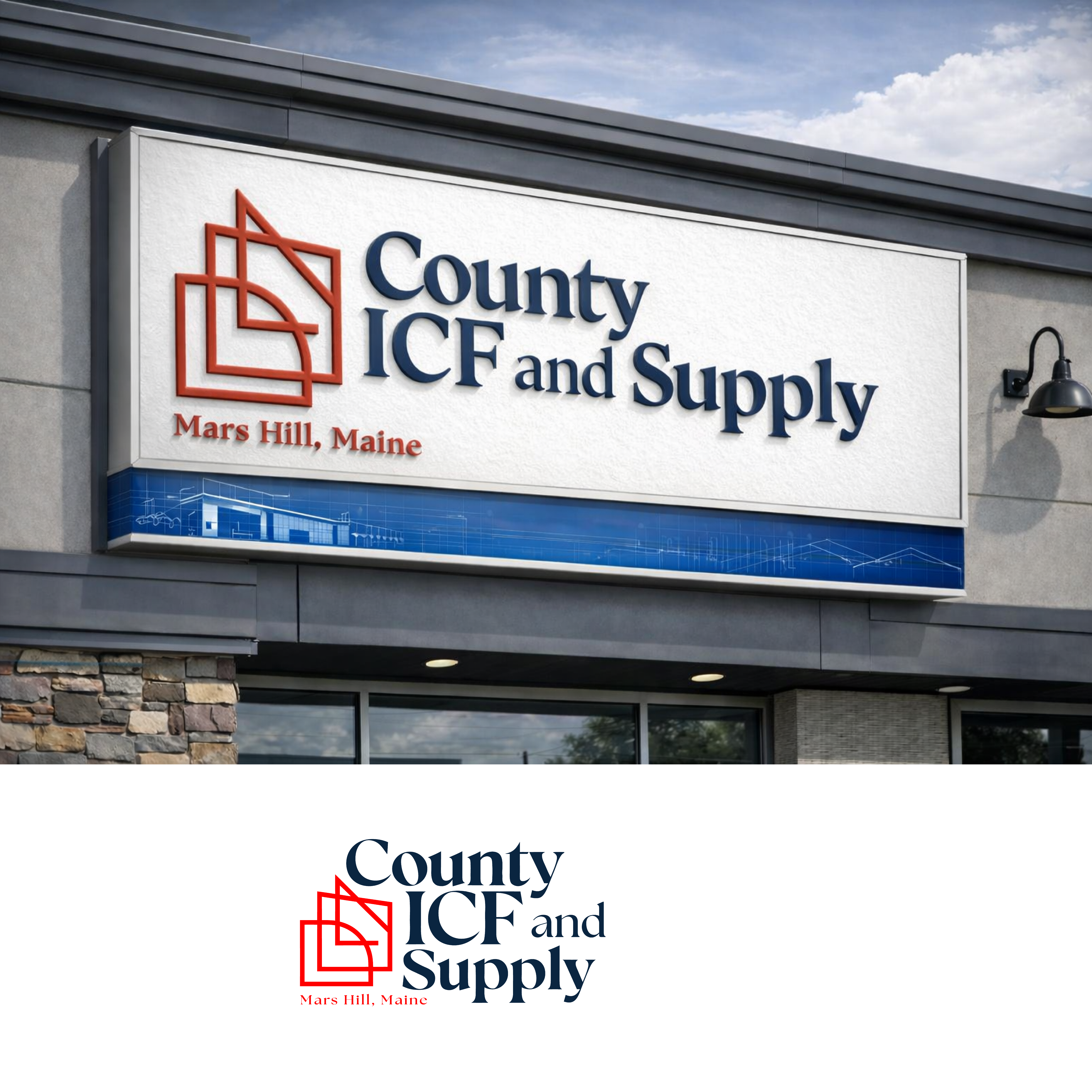 Logo-Design von GraphixApixel für County ICF and Supply  | Design #37070195