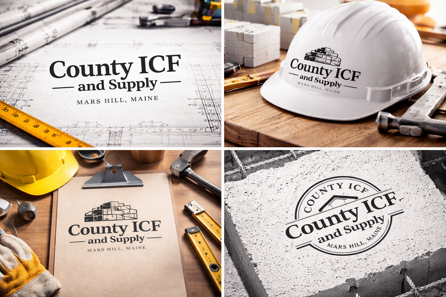 Logo-Design von Zoey Ayden für County ICF and Supply  | Design #37064969