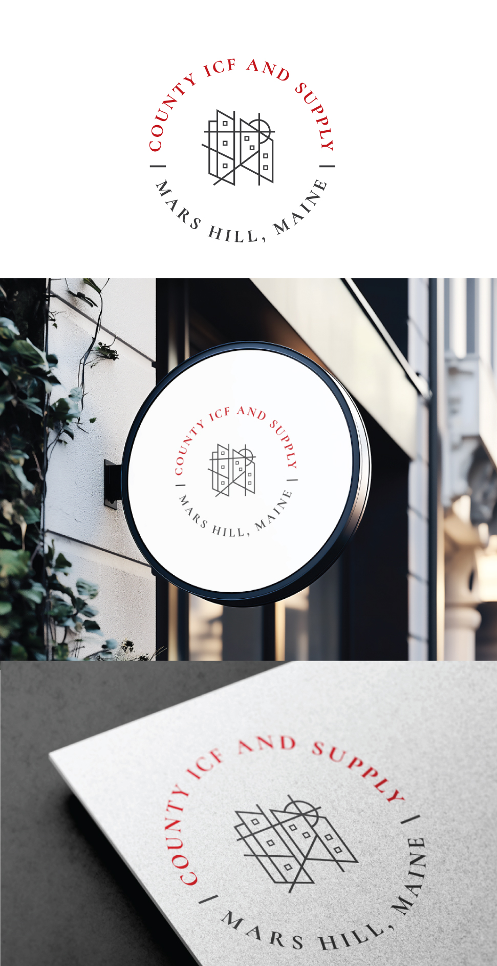 Logo-Design von AbhishekkM'24 für County ICF and Supply  | Design #37070168