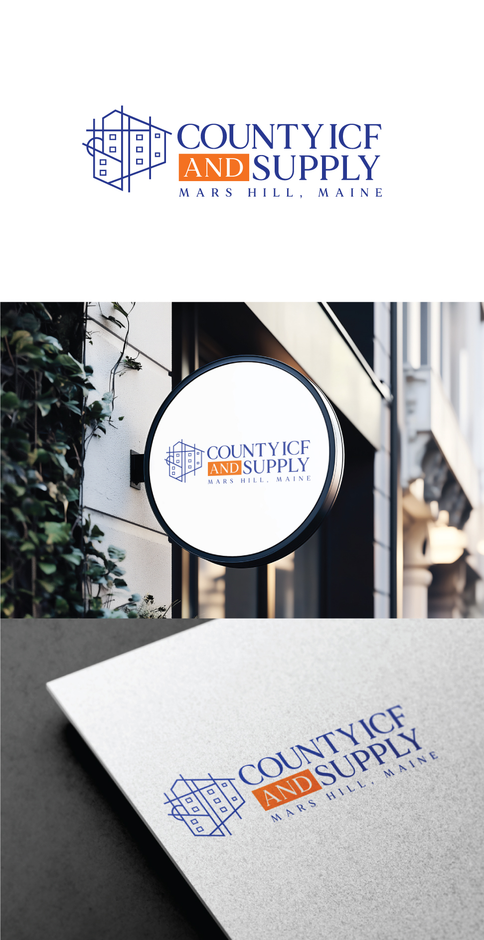 Logo-Design von AbhishekkM'24 für County ICF and Supply  | Design #37070169